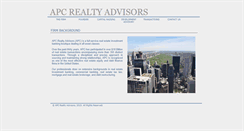 Desktop Screenshot of apcrealty.com