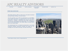 Tablet Screenshot of apcrealty.com